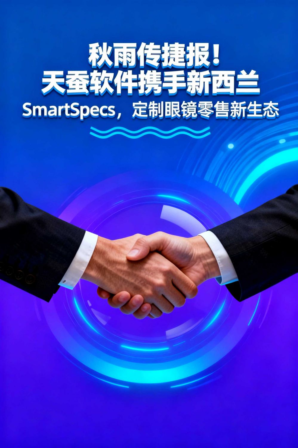 秋雨傳捷報(bào)！天蠶軟件攜手新西蘭 SmartSpecs，定制眼鏡零售新生態(tài)